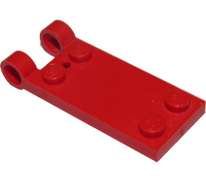 LEGO Red Hinge Plate 2 x 4 Legs (3149)