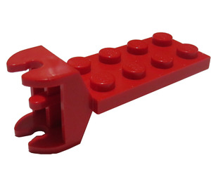 LEGO Punainen Sarana Levy 2 x 4 jossa Articulated Joint - Nainen (3640)