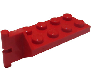 LEGO rouge Charnière assiette 2 x 4 avec Articulated Joint - Male (3639)