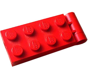 LEGO Czerwony Hinge Plate without Hole