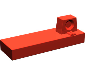 LEGO rouge Charnière Tuile 1 x 3 Verrouillage avec Single Finger sur Haut (44300 / 53941)
