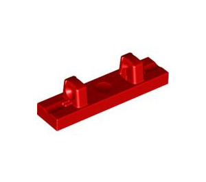 LEGO rot Scharnier Fliese 1 x 4 Verriegeln mit 2 Single Stubs auf oben (44822 / 95120)
