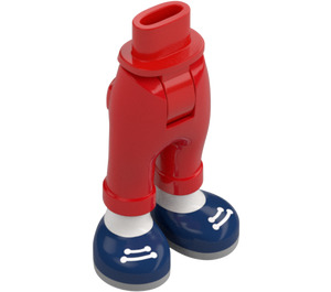 LEGO Rood Heup met Pants met Blauw Laced Shoes (101347)