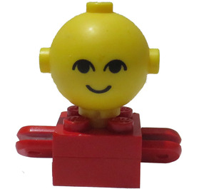 LEGO rouge Homemaker Figure avec Jaune Diriger