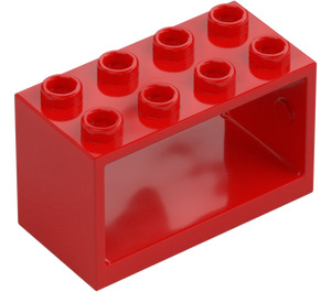 LEGO Červená Hadička Reel 2 x 4 x 2 Držák (4209)