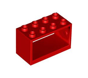 LEGO rouge Tuyau Reel 2 x 4 x 2 Titulaire (4209)