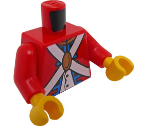 LEGO rot Imperial Uniform mit Knapsack (973 / 76382)