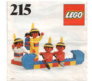 LEGO Red Indians Set 215-1 Instructions