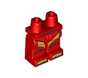 LEGO Red Invincible Iron Man - Classic Style Minifigure Hips and Legs (3815 / 29821)