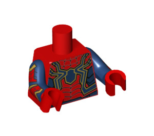 LEGO Red Iron Spider-Man Minifig Torso (973 / 88585)