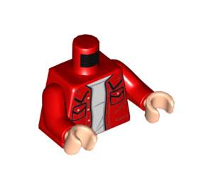 LEGO rot Joey Tribbiani Minifig Torso (76382)