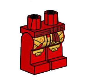 LEGO rot Kai Crystalized Hüften und Beine (1080 / 3815)