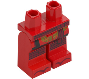 LEGO Red Kai Minifigure Hips and Legs (3815 / 44930)