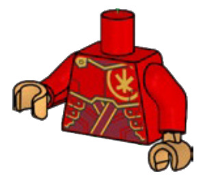 LEGO Red Kai Torso (973 / 76382)