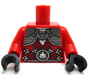 LEGO rot Kai mit Stone Armor Minifig Torso (973)