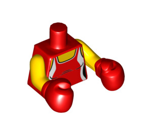 LEGO rot Kickboxer Girl Minifig Torso (973 / 97149)