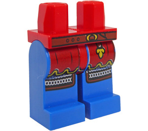 LEGO Rood Knight Minifigure Heupen en benen (3815 / 79262)