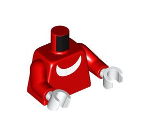 LEGO Red Knuckles the Echidna Minifig Torso (973 / 76382)