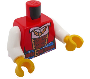 LEGO rot Lady Anchor Minifig Torso (973 / 76382)