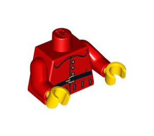 LEGO Rød Lawn Gnome Torso (973 / 88585)