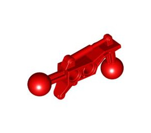 LEGO rouge Jambe avec 2 Balle Joints (32173)