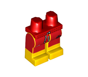 LEGO Red Lifeguard Minifigure Hips and Legs (3815 / 18273)