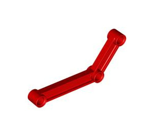 LEGO Red Link 1 x 9 Bent with Three Holes (28978 / 64451)