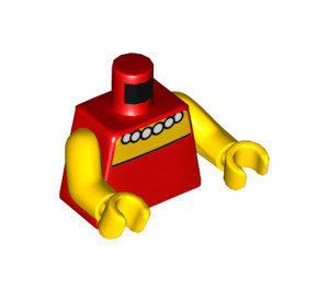 LEGO Rood Lisa Simpson Torso (76382 / 88585)