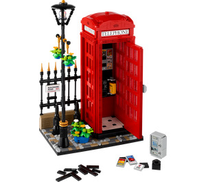 LEGO rouge London Telephone Boîte 21347