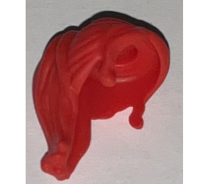 LEGO rouge Longue Queue de cheval avec Côté Bangs (62696 / 88426)
