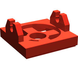 LEGO Red Magnet Holder Tile 2 x 2 with Short Arms
