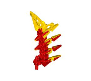 LEGO rouge Marbled Lame (90795)