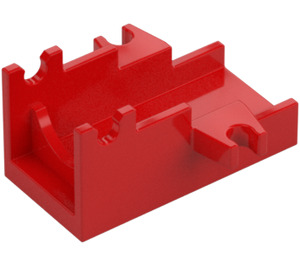 LEGO Red Minifig Cannon 2 x 4 Base (2527)