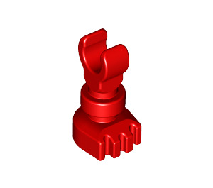 LEGO rot Minifig Skelett Bein (6266 / 31733)