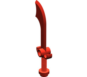LEGO rouge Minifig Épée Scimitar (43887 / 48693)