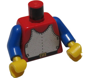 LEGO Röd Minifigur Kropp (973)