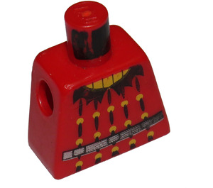 LEGO Rojo Minifigura Torso sin brazos con Castillo Fright Night (973)