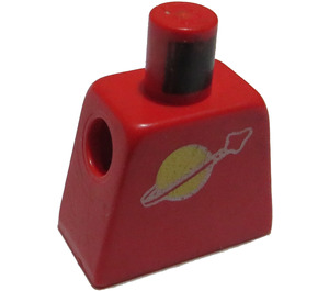 LEGO Rojo Minifigura Torso sin brazos con Classic Espacio (973)