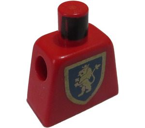 LEGO Rosso Minifigure Busti senza braccia con Decorazione (973)