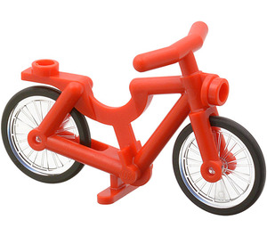 LEGO Rosso Minifigure Bicycle with Wheels and Tires (73537)