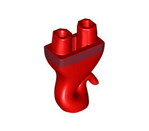 LEGO rouge Minifigure Genie Jambes avec rouge (98376 / 103459)