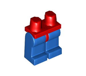 LEGO Rood Minifigure Heupen met Blauw Poten (73200 / 88584)