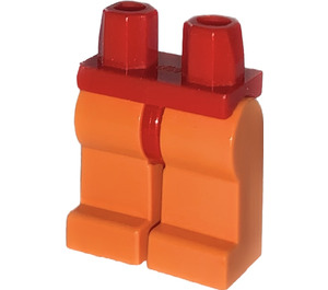 LEGO Red Minifigure Hips with Orange Legs (3815 / 73200)