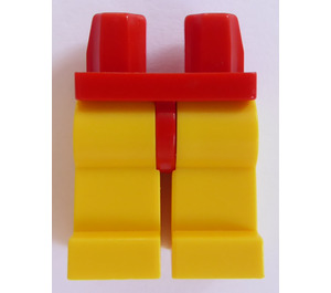 LEGO Rood Minifigure Heupen met Geel Poten (73200 / 88584)