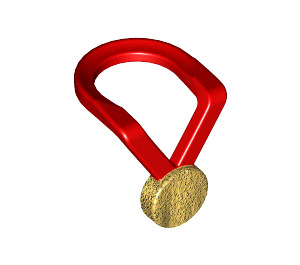 LEGO Red Minifigure Medal (10099 / 85823)