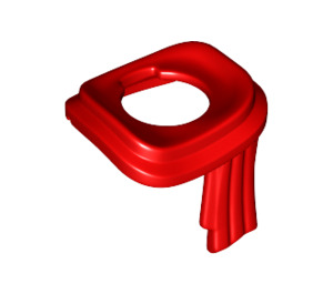 LEGO rouge Minifigure Foulard (25376)