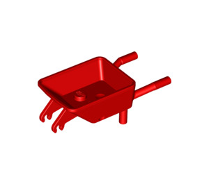 LEGO rot Minifigure Wheelbarrow Körper (65411 / 98288)