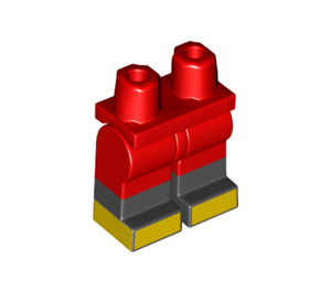 LEGO Rot Minnie Maus Minifigur Hüften und Beine (3815 / 53010)