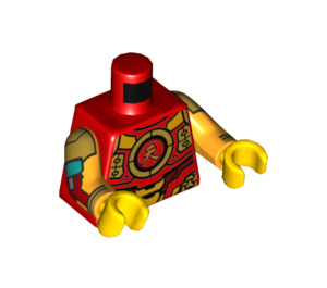 LEGO Red Monkie Kid Minifig Torso (973 / 76382)