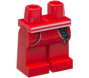 LEGO rouge Monkie Kid - Tourist Minifigure Hanches et jambes (3815 / 90206)